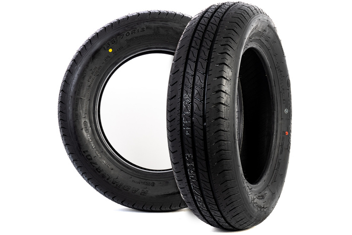 Satz mit zwei Reifen für den Anhänger LINGLONG R701 155/70 R13 75N