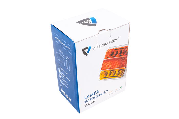 TT TECHNOLOGY TT.12006 LED-Rücklicht mit 4 Funktionen, universell