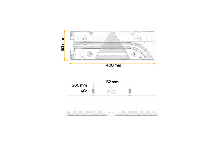 ASPÖCK Europoint III Rückleuchte 7 Funktionen links