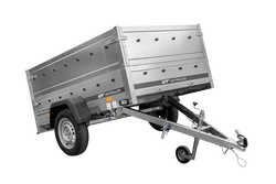 PKW-Anhänger 200x125 UNITRAILER GARDEN 201 KIPP mit Bordwandaufsatz
