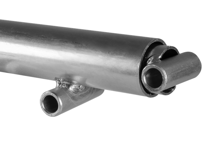 UNITRAILER Kurbelheber zum Kippen und Entladen eines 1000 kg schweren Autotransportanhängers (500–865 mm)