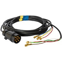 MANTES Elektroinstallation Anhängerkabelbaum 4m 7PIN Stecker 6.3 Anschlüsse