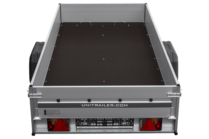 Anhänger mit Aluminiumseitenwänden 264x125 Unitrailer Garden 264 KIPP ALU