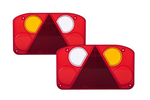 HORPOL KZT 871+KZT 873 Rücklichtabdeckungen, 6 Funktionen, links+rechts