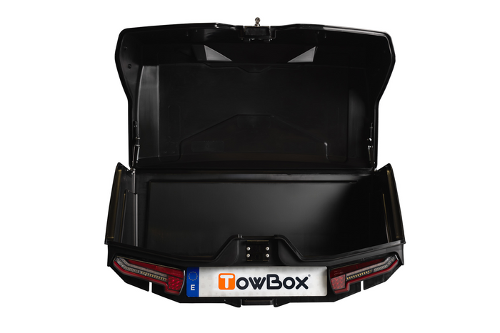 Towbox Alpha urban black - Anhängerkupplungs-Gepäckbox