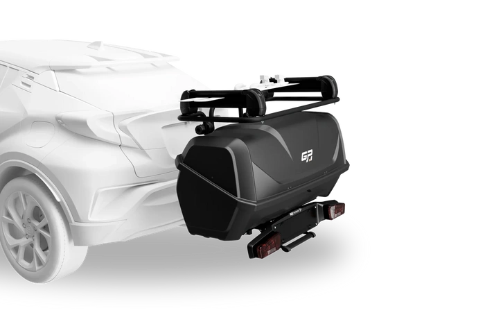 GP Saturn Anhängerkupplungsplattform mit Box und Skiträger (23.GP023-23.GP019-23.GP1000)