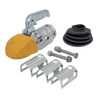 STEELPRESS BC-3000C-00-00+Z3 Kugelkopfkupplung für 3000kg Anhänger mit 35-50mm Rohrdeichsel, Gusseisen