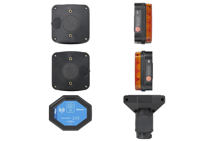 ProPlus LED-Rückleuchten (13-PIN), 4 Funktionen (links + rechts), magnetisch, Bluetooth