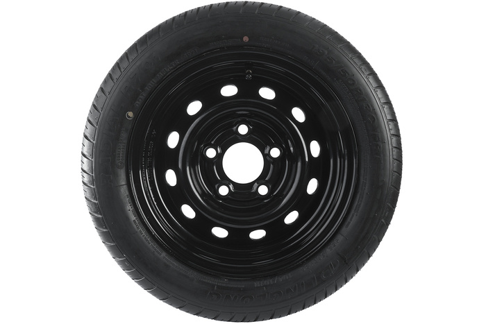 Verstärktes Rad für Anhänger LINGLONG TIRE 195/50 R13C 104/101N UNITRAILER FELGE schwarz 5,5Jx13" 5x112 ET:30