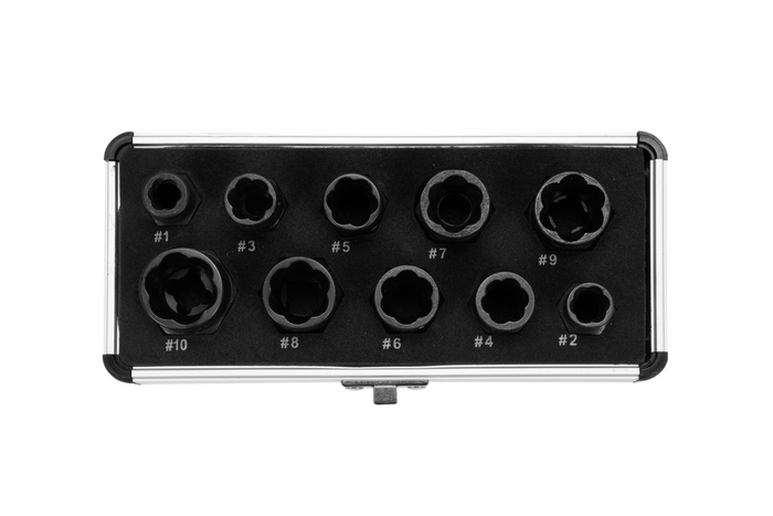 YATO YT-06031 Schraubenausdreher 9-19mm 10 Stück.