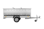 Einachsanhänger 264x125 UNITRAILER FORCE 264 KIPP mit BIS-Seitenwänden und Aluminiumabdeckung