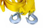 Abschleppseil mit Haken UNITRAILER Abschleppgurt 5m/50mm/4t gelb