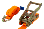 UNITRAILER 2 m/25 mm/1 t orangefarbenes Transportband mit Spanner