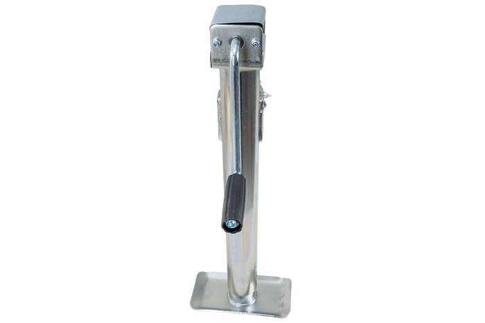 Ausziehbare Stütze mit Kürbel UNITRAILER TJ5002+TJ5002A Adapter bi 1300 kg 560-940 mm