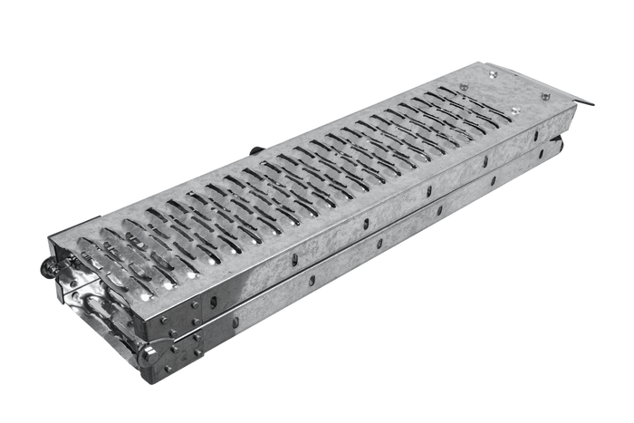 UNITRAILER ALR004B klappbare Auffahrrampe aus Stahl für Anhänger, 190 cm, 200 kg