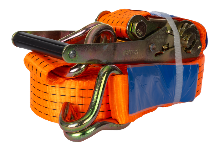 UNITRAILER 12 m/50 mm/5 t oranges Transportband mit Spanner