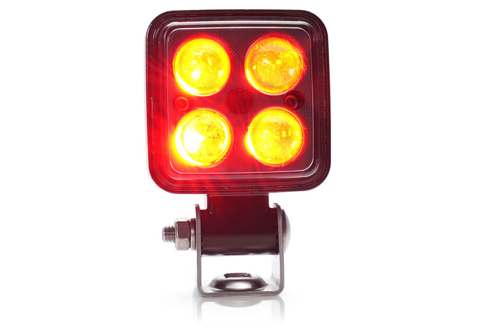 Sicherheitsleuchte WAŚ 2244 W267 LED-Warnleuchte rot