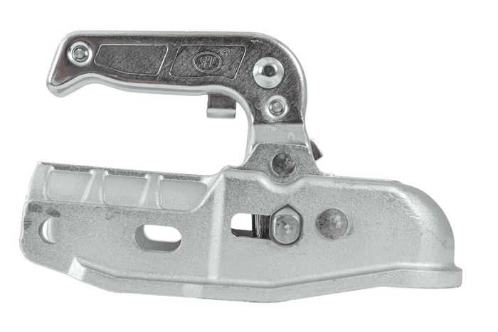 STEELPRESS BC-3000C-00-00 Kugelkopfkupplung für 3000kg Anhänger mit 50mm Rohrdeichsel, Gusseisen