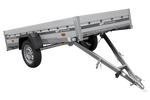 Anhänger mit Aluminiumseitenwänden 264x125 Unitrailer Garden 264 KIPP ALU