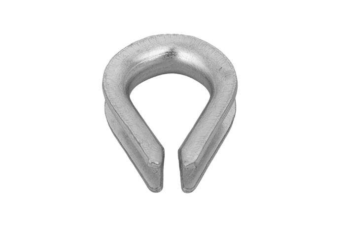 DROMET KU.4 Seilkausche, Stahlkordel, 4mm