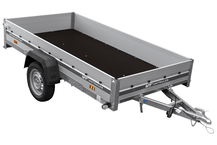 Anhänger mit Aluminiumseitenwänden 264x125 Unitrailer Garden 264 KIPP ALU