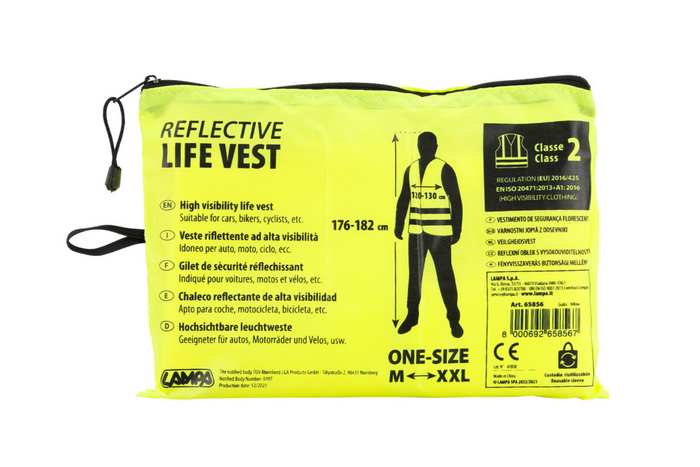 Warnweste LAMP M-XXL gelb