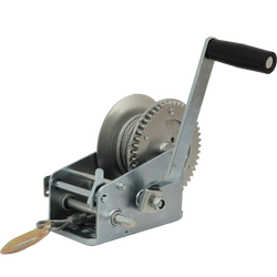 KNOTT 6X0017.008 Handwinde für 900-kg-Anhänger mit Stahlseil