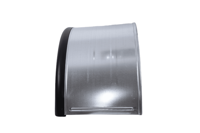 Doppelkotflügel für Anhänger 15-16" DOMAR DK7115 Radlauf 880/400 mm Metall mit Gummikante