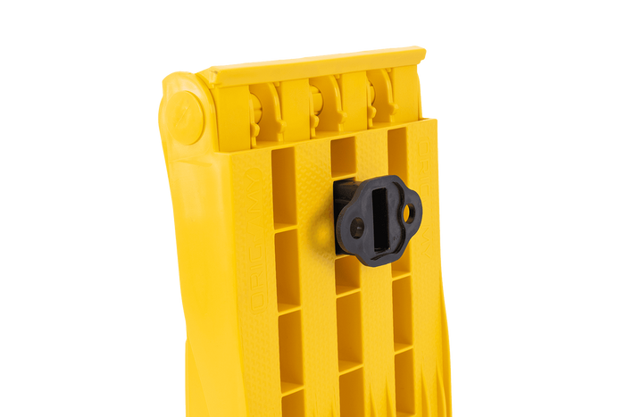 Klappbarer Hemmschuh, Unterlegkeil, Bremskeil LOKHEN ORIGAMY 46 h: 190 mm / Set mit Halter