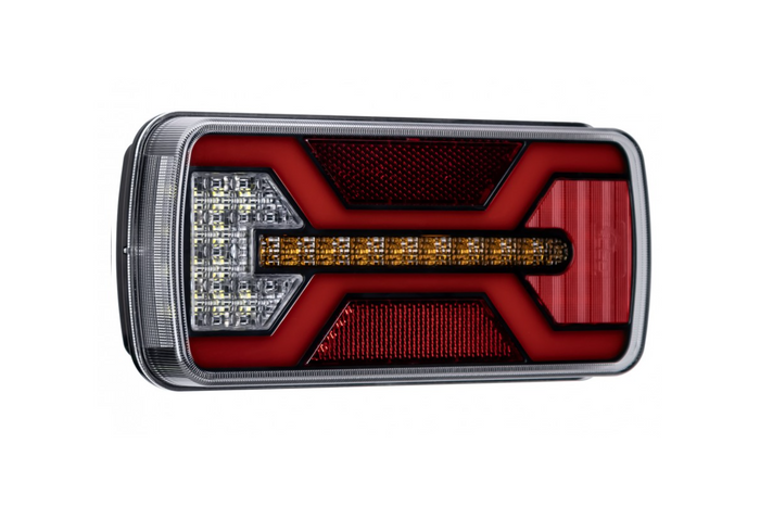 KAMAR X-SPIDER L2425 LED-Rücklicht mit 5 Funktionen, universell