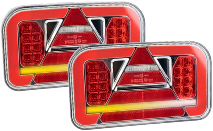 OUTLET TT Technology TT.12513 LED-Rückleuchten 6 Funktionen links+rechts