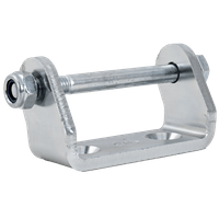 STEELPRESS UH-01 Einbauscharnierhalter für Anhängerseitenmontage