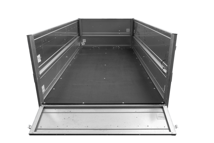 B Führerschein Anhänger GARDEN TRAILER 264 KIPP mit Bordwandaufsatz und Stützrad