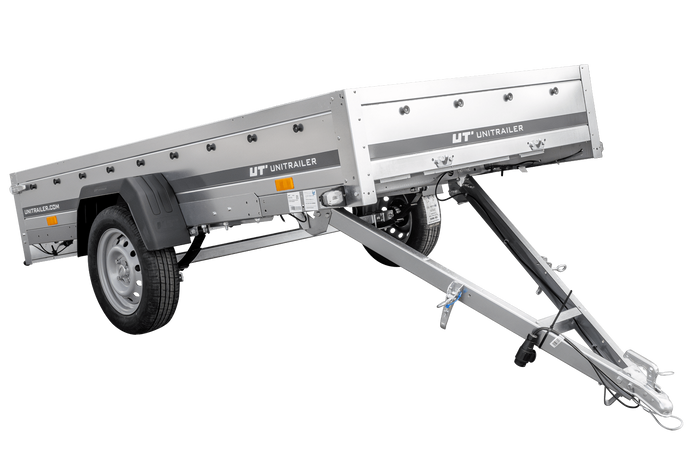PKW-Anhänger auf Federn 264x125 UNITRAILER GARDEN 264/R KIPP