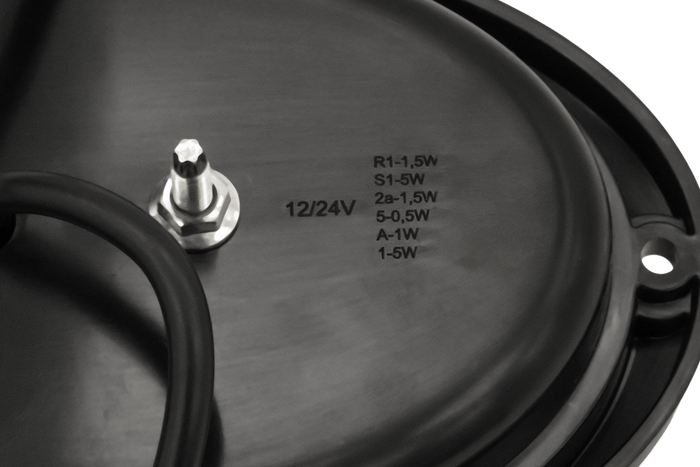 FRISTOM FT-356 LED Universal-Frontleuchte mit Gehäuse