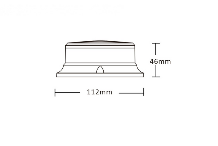 KAMAR PICO ALR0054 LED-Warnleuchte, 3 Blinkmodi