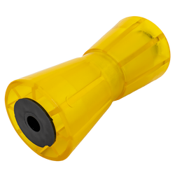 Kielrolle KNOTT 190 mm, in gelb, für Bootsanhänger