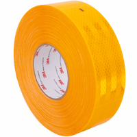 3M gelbes, selbstklebendes, reflektierendes Konturband – 1 Meter