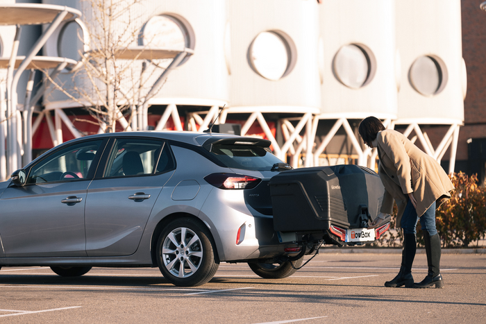 Towbox Alpha urban black - Anhängerkupplungs-Gepäckbox