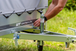 PKW-Anhänger 230x125 UNITRAILER GARDEN 230 KIPP mit Spriegel 80 cm und grauer Hochplane
