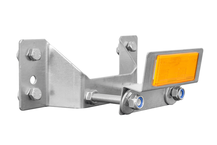 UNITRAILER GARDEN TRAILER KIPP Reserveradhalterung mit Reflektor