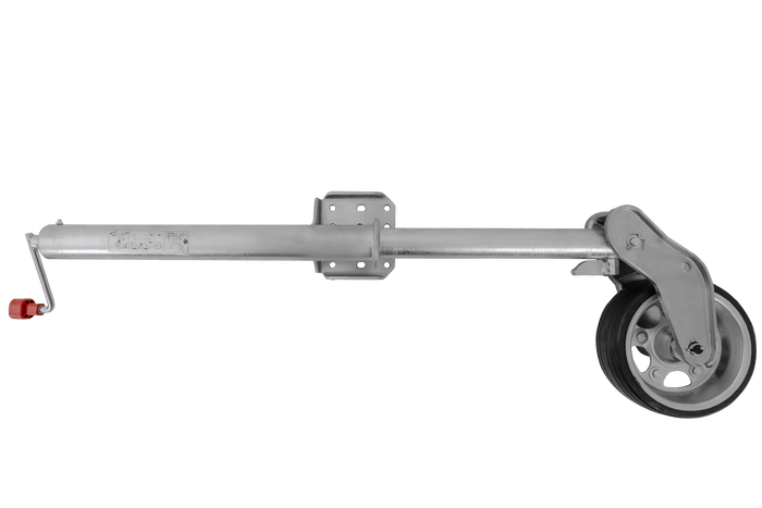 AL-KO 1223638 automatisches Stützrad mit Halterung 500 kg 60 mm 1010–1350 mm