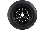 Verstärktes Anhängerrad REIFEN LINGLONG 165/80 R13C 96/94N UNITRAILER FELGE schwarz 4.5Jx13"H2 5x112 ET:30
