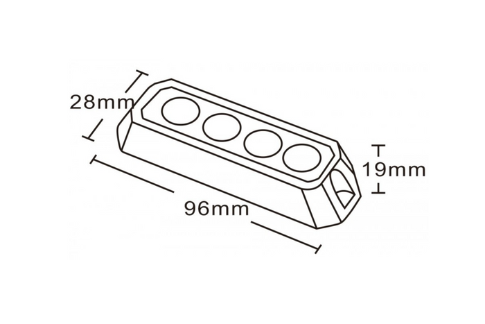 KAMAR LW0025-ALR-1 LED-Warnleuchte, orange blinkend