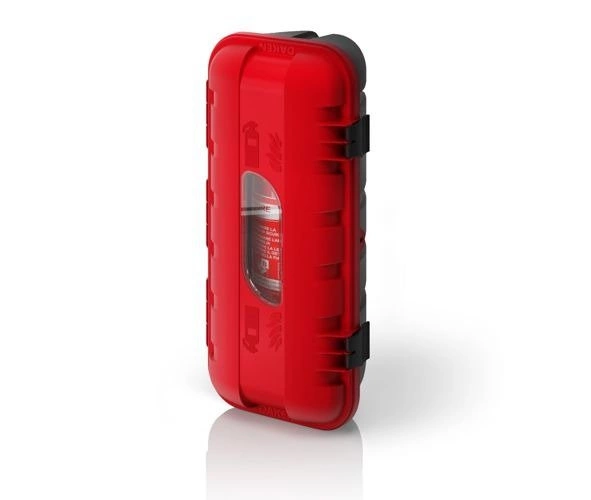 Steckdose Feuerlöscherkasten 6 kg DAKEN 82500 STRIKE 600x287x220mm rot