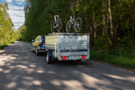 Autotransportanhänger 230x125 UNITRAILER FORCE 230 KIPP mit BIS-Seitenwänden und Aluminiumabdeckung
