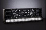 Kennzeichenhalterung mit LED-Beleuchtung TT TECHNOLOGY TT.11013 Fahr- und Positionslicht 12/24 V