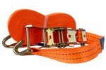 UNITRAILER 12m/35mm/2t orangefarbener Zurrgurt mit Spanner