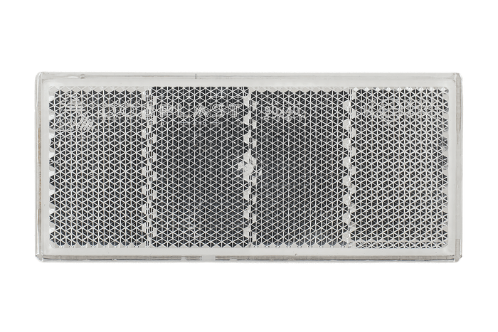 Rückstrahler in weiß für Pkw-Anhänger