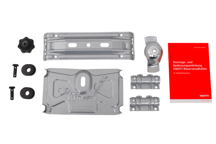 KNOTT Reserveradhalter Radhalterung für Caravan 1200-1500mm